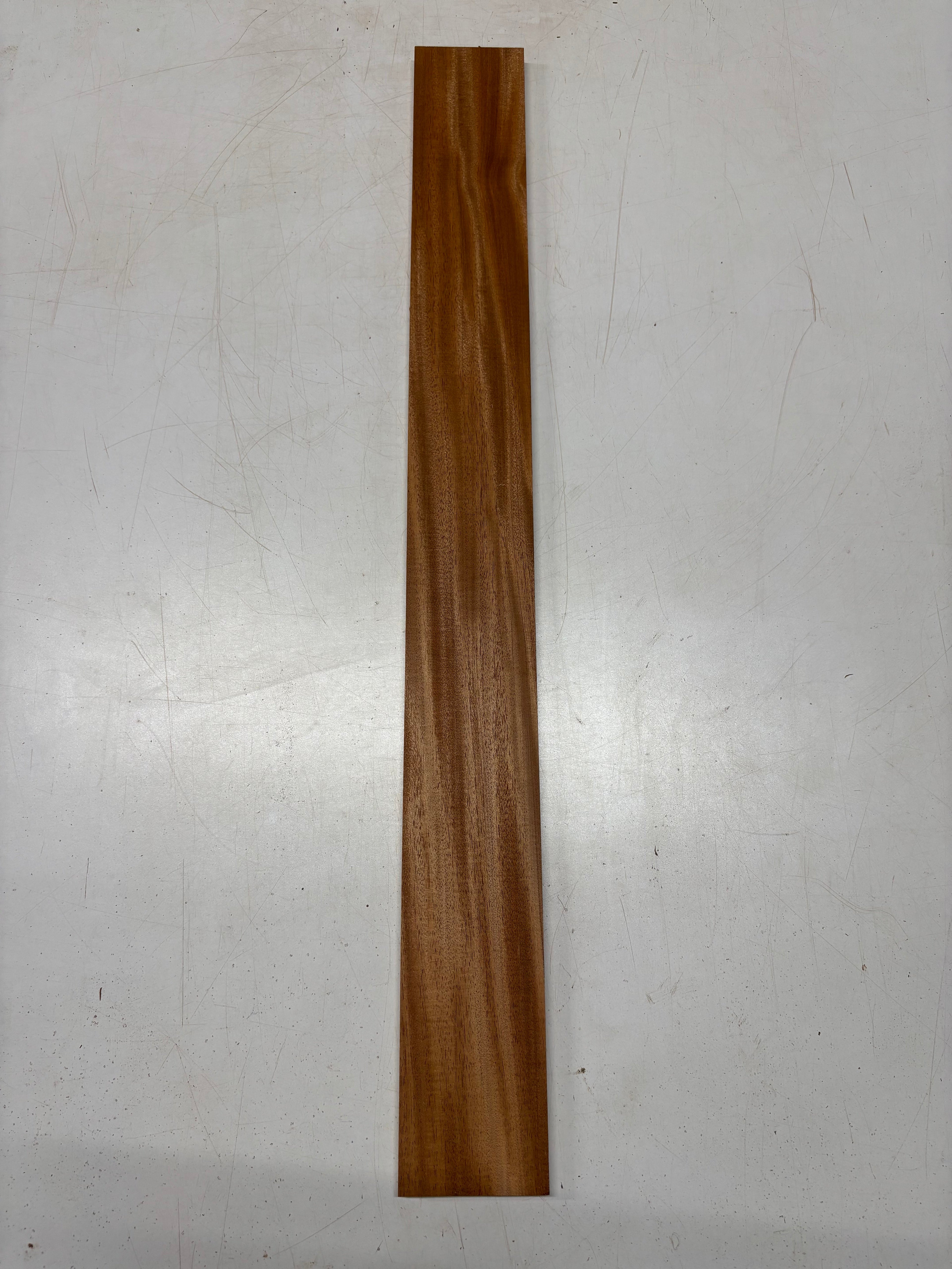 1 Piece, African Mahogany Thin Stock Lumber 33" x 3-1/2" x 1/2"#4995