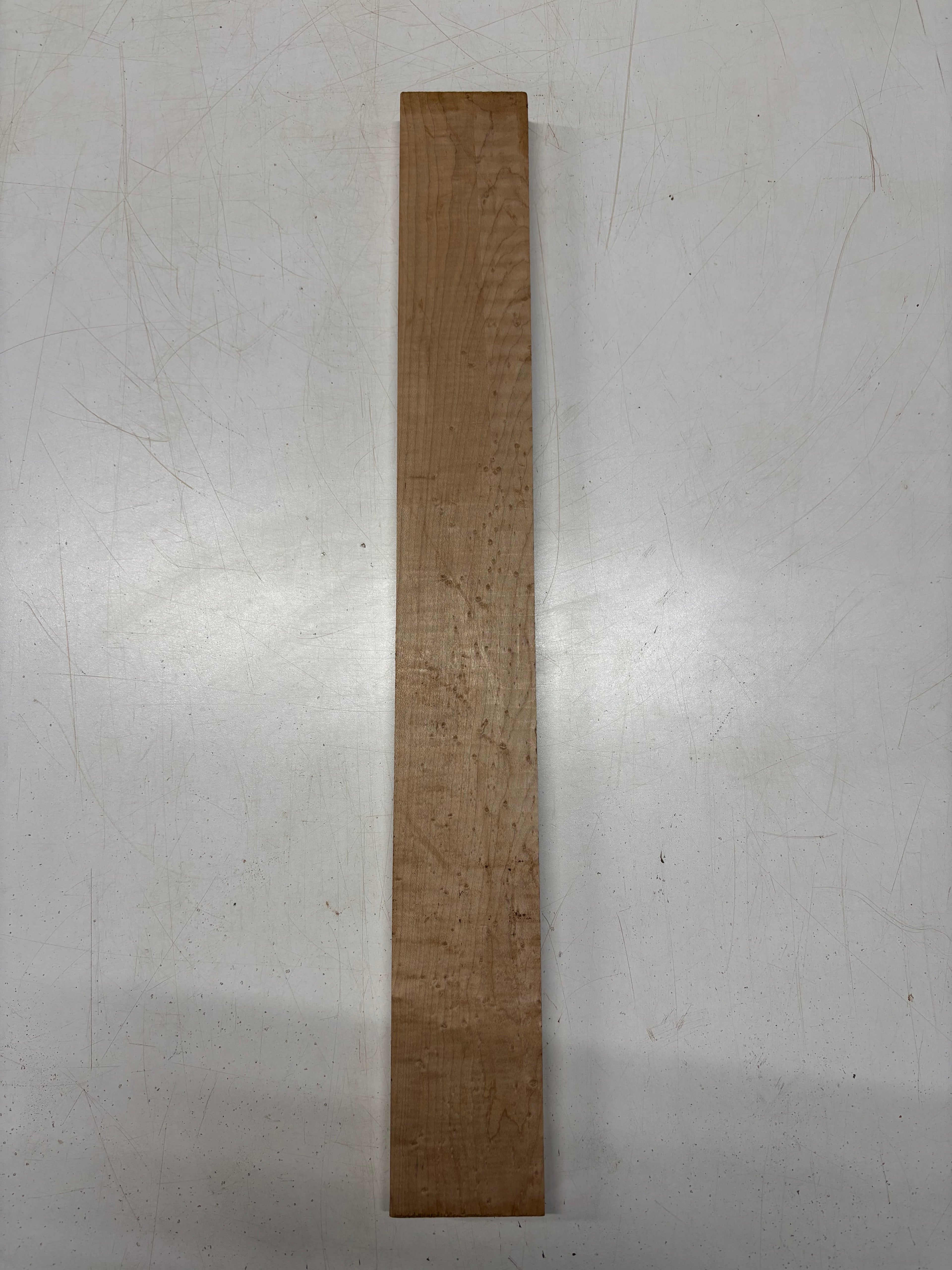 1 Piece, Bird’s Eye Maple Guitar Neck Blank 24" x 3" x 7/8"#5071