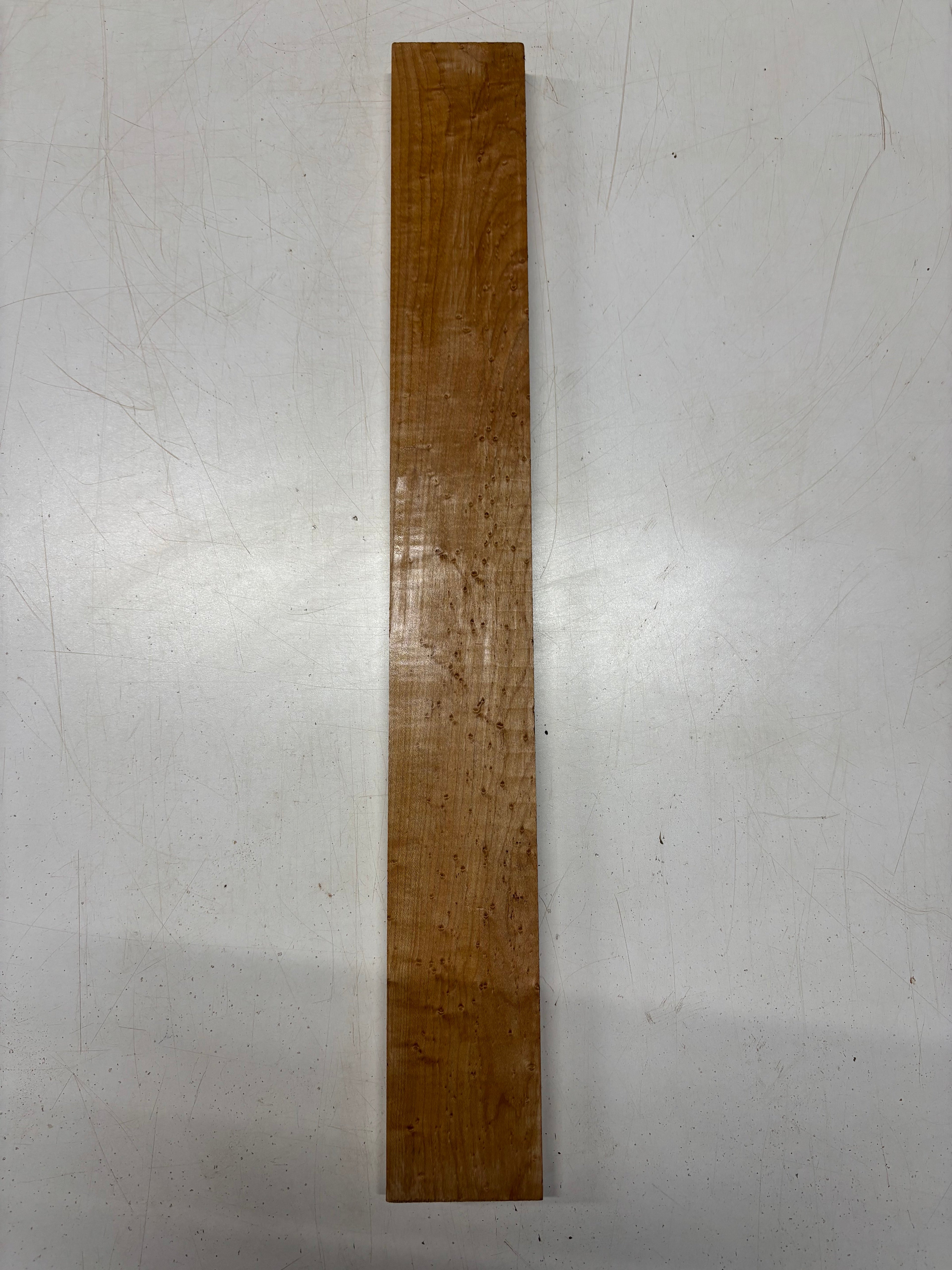 1 Piece, Bird’s Eye Maple Guitar Neck Blank 24" x 3" x 7/8"#5071
