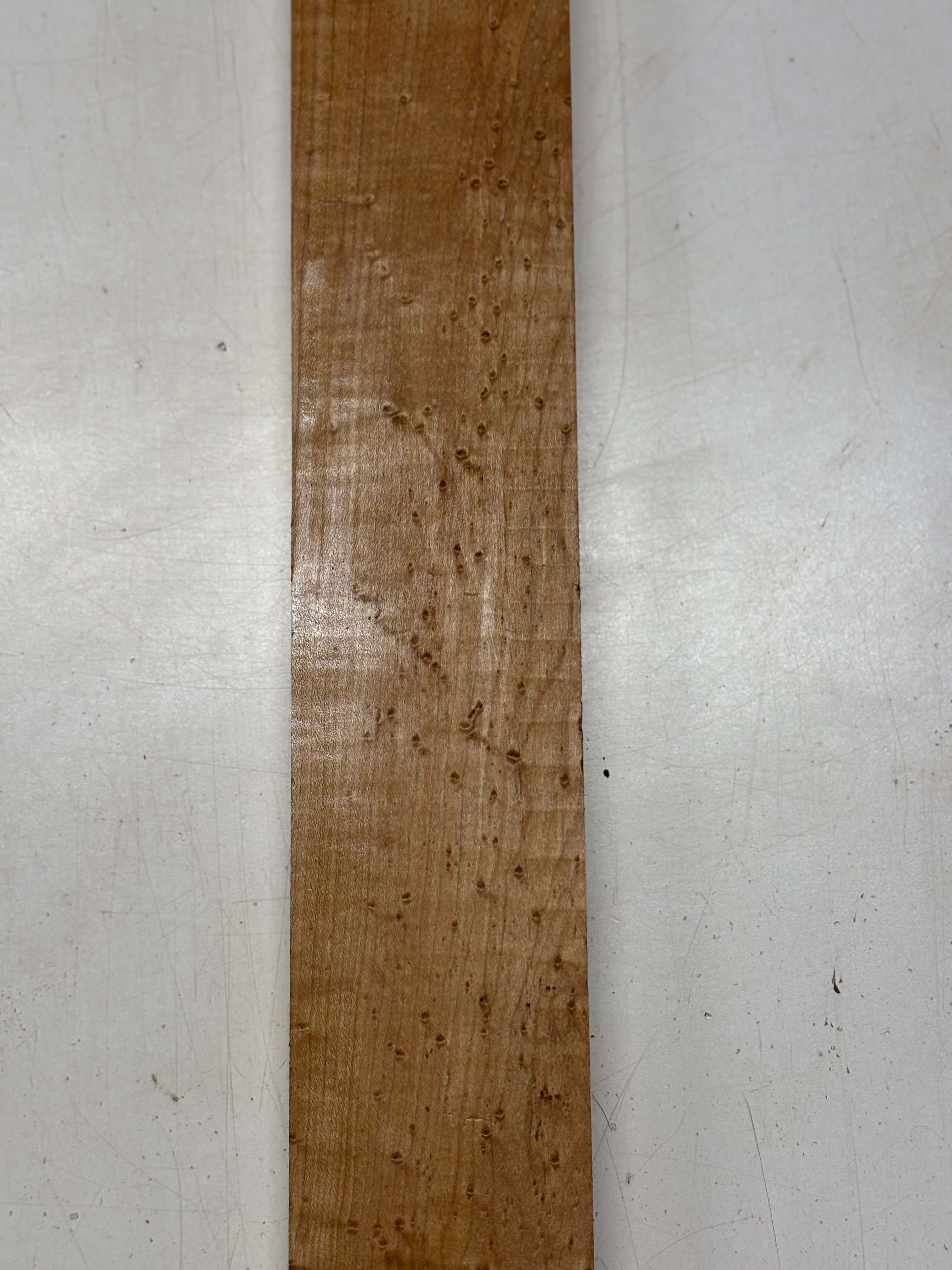 1 Piece, Bird’s Eye Maple Guitar Neck Blank 24" x 3" x 7/8"#5071