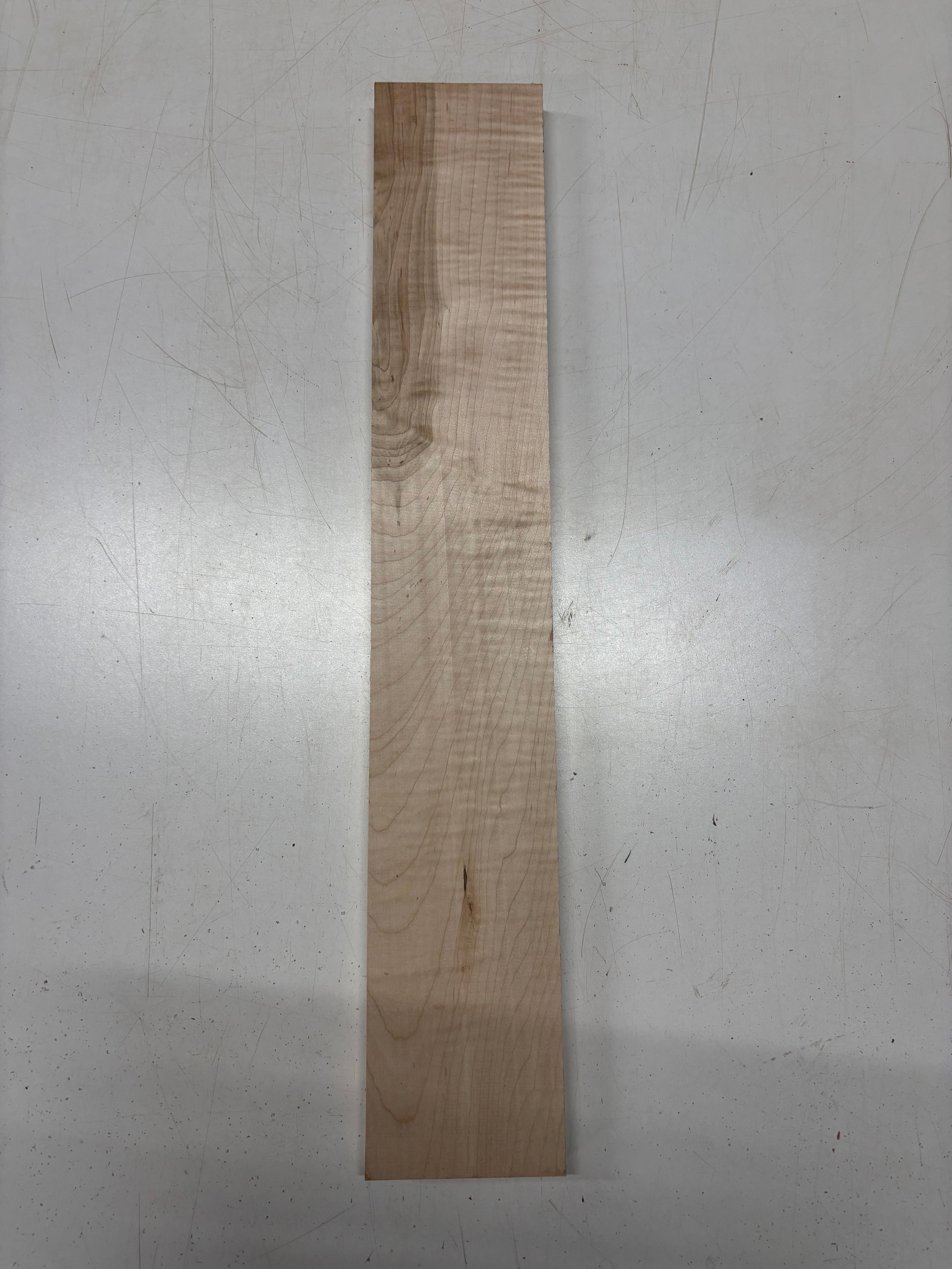 1 Piece, Flame Hard Maple Thin Stock Lumber 24"x4"x7/8"#5203