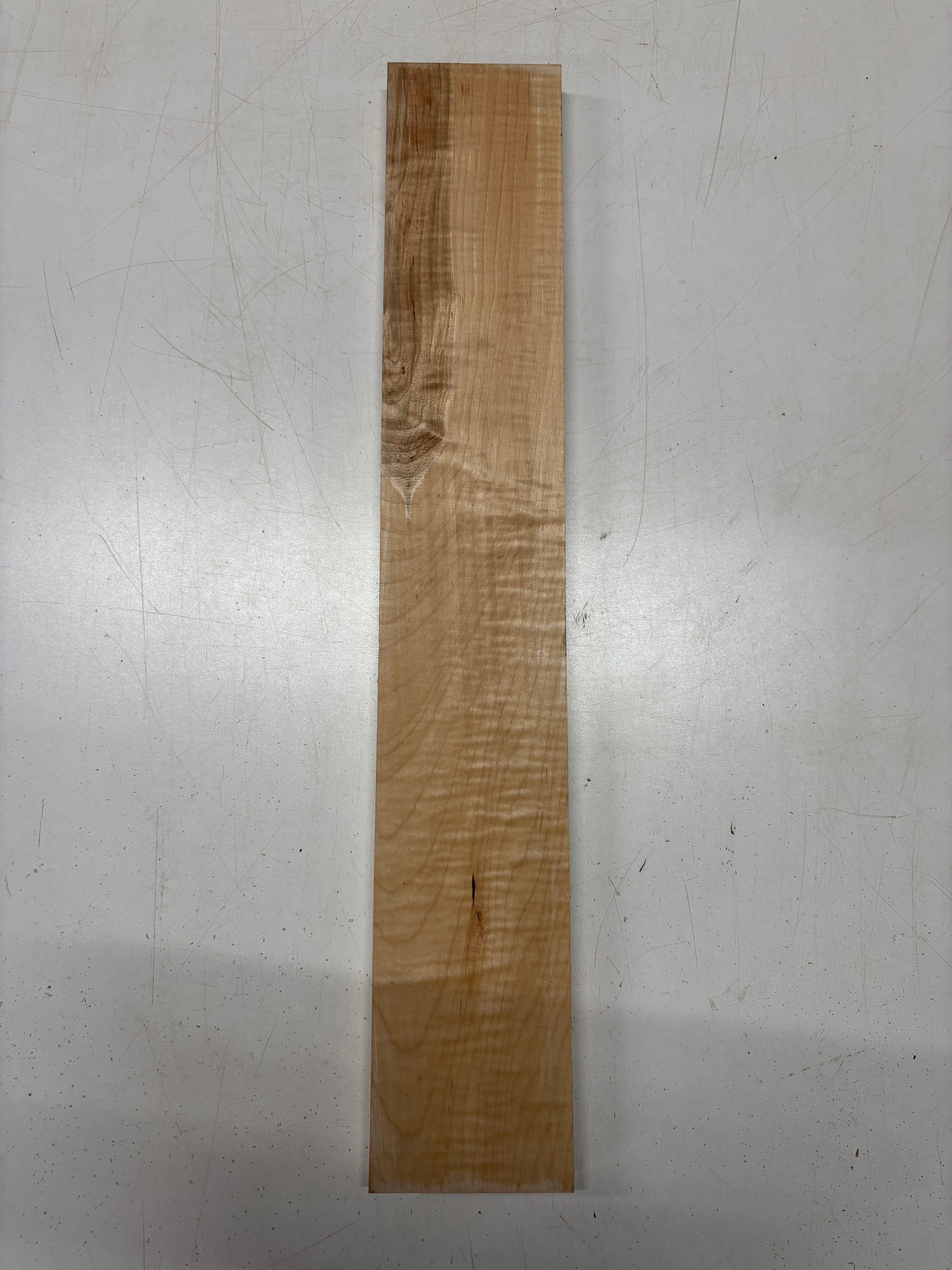 1 Piece, Flame Hard Maple Thin Stock Lumber 24"x4"x7/8"#5203