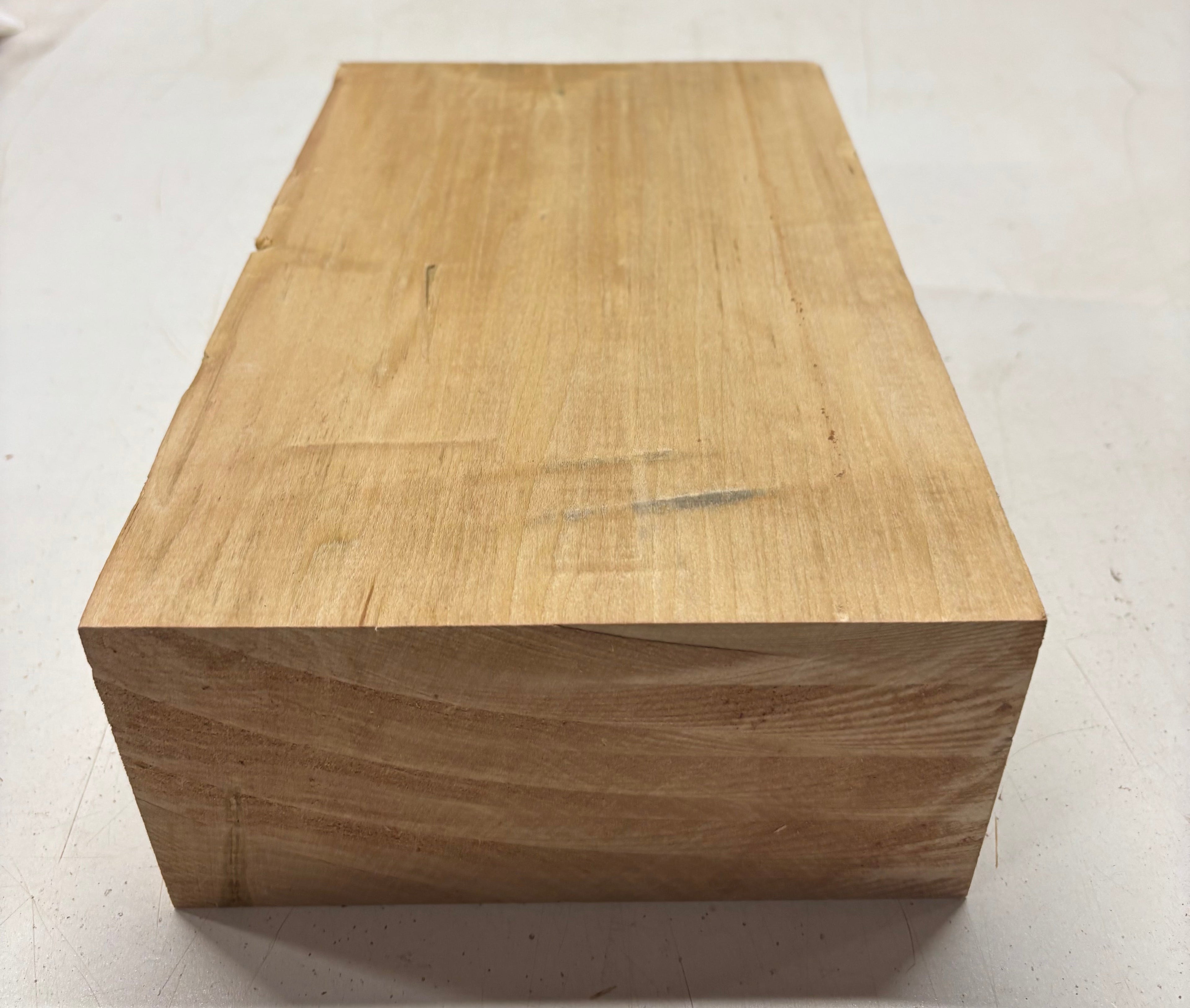 1 Piece, Basswood Lumber Board Blank 12"x7-5/8"x3-7/8"#5209