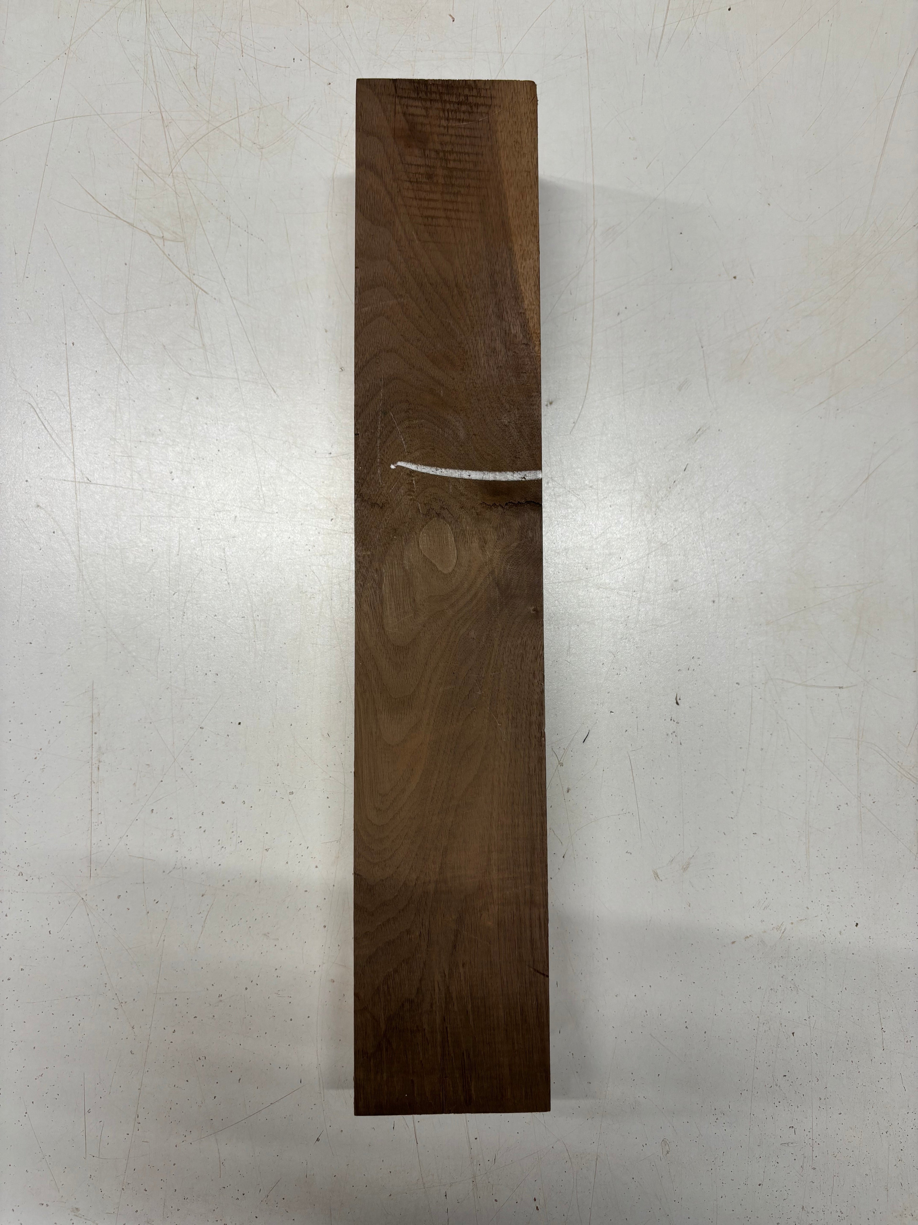 1 Piece, Black Walnut Pepper Mill Blank 18-1/2"x3-3/8"x3" #5227