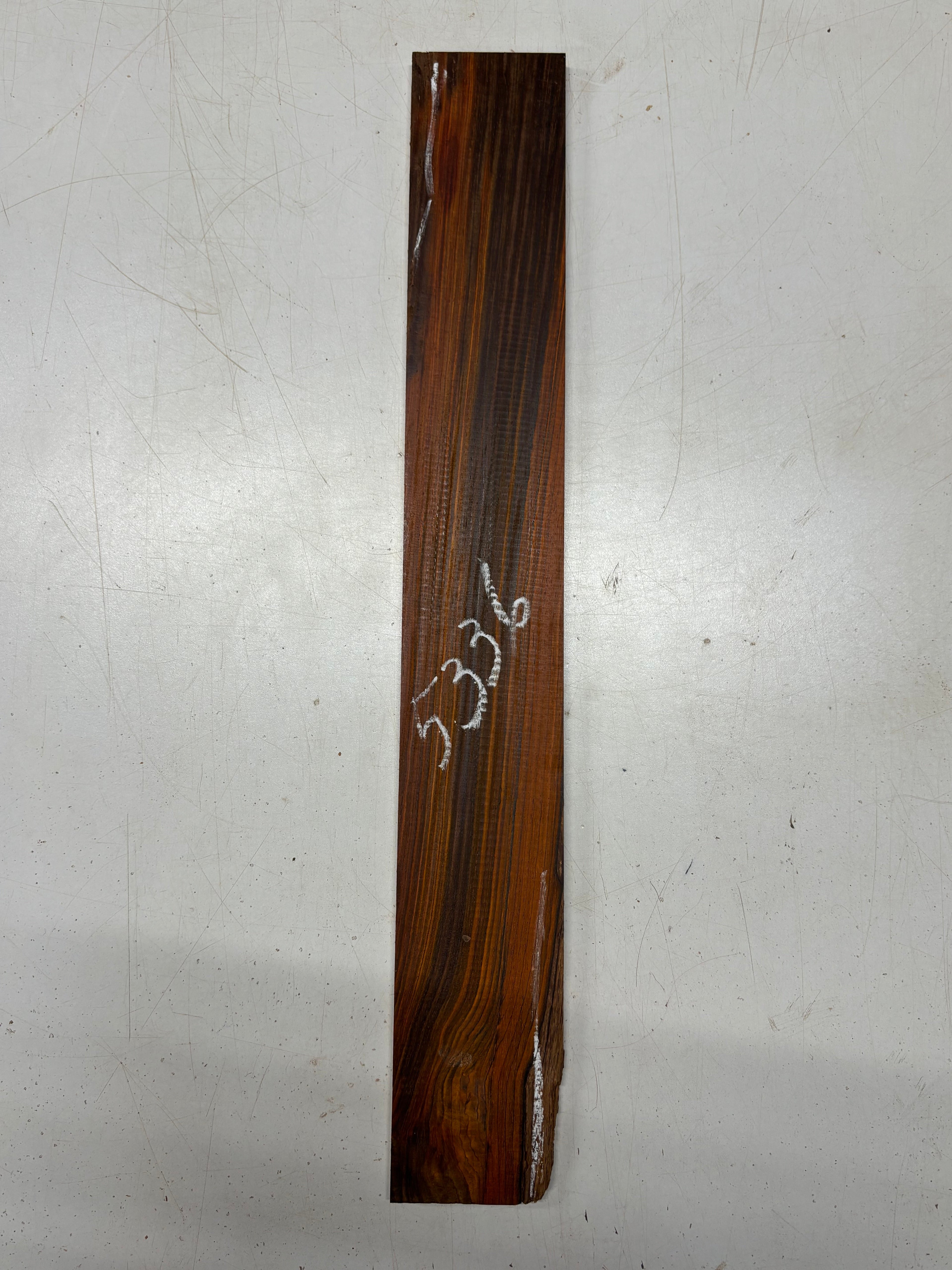 1 Piece, Cocobolo Fingerboard blank  21"x3"x3/8"#5336