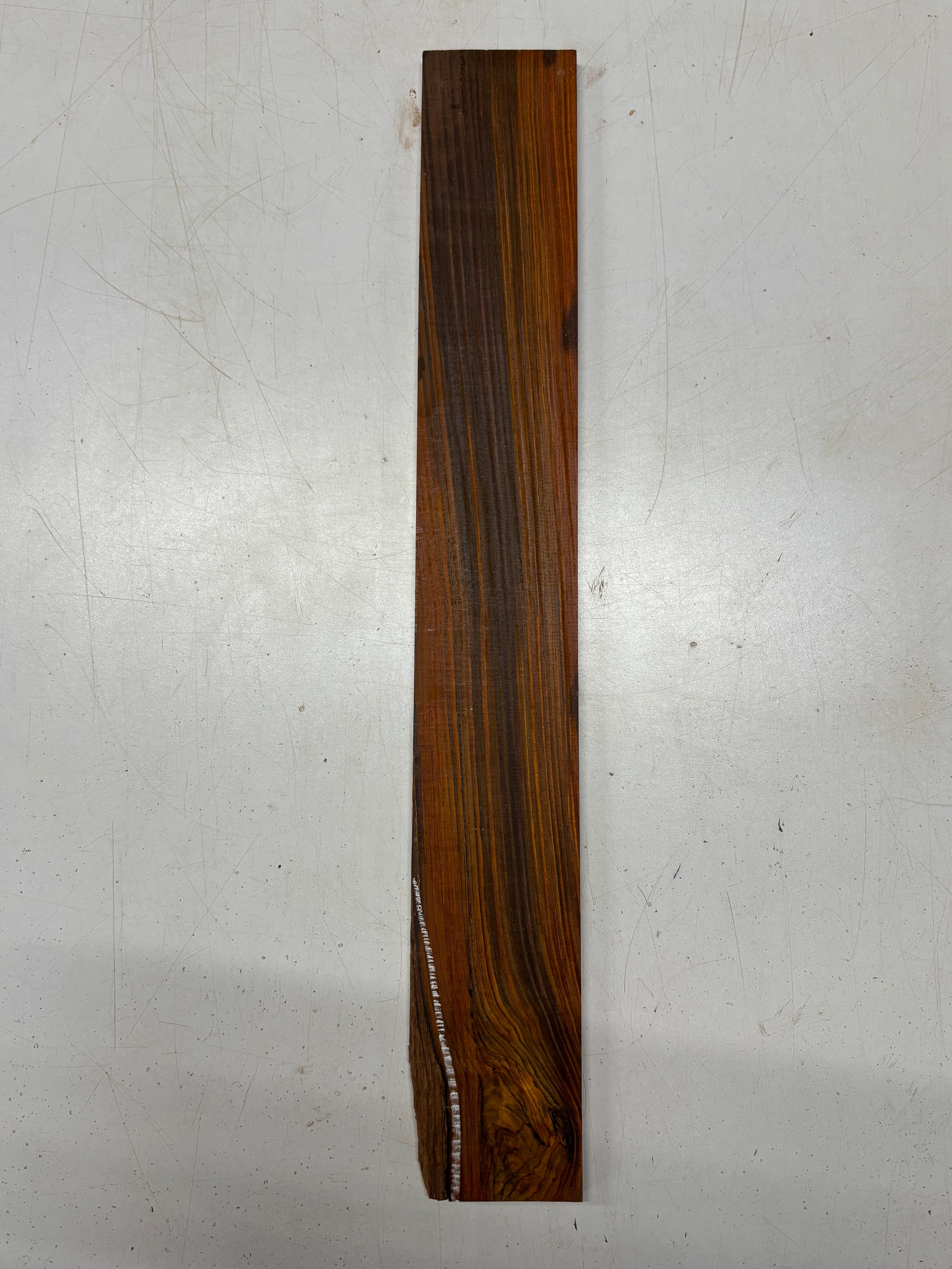 1 Piece, Cocobolo Fingerboard blank  21"x3"x3/8"#5336