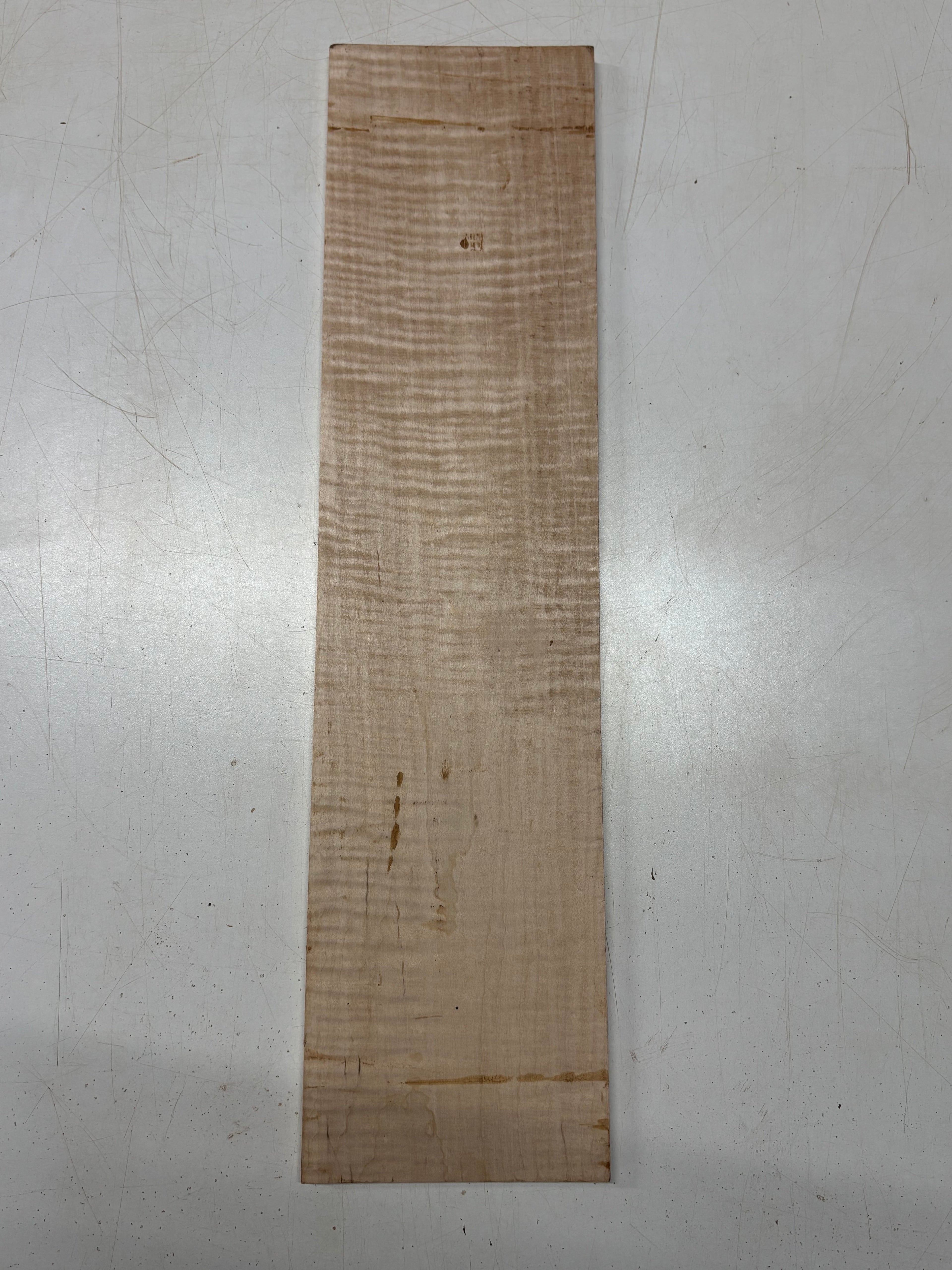 1 Piece, Flame Hard Maple Thin Stock Lumber 24"x6"x3/8"#5341