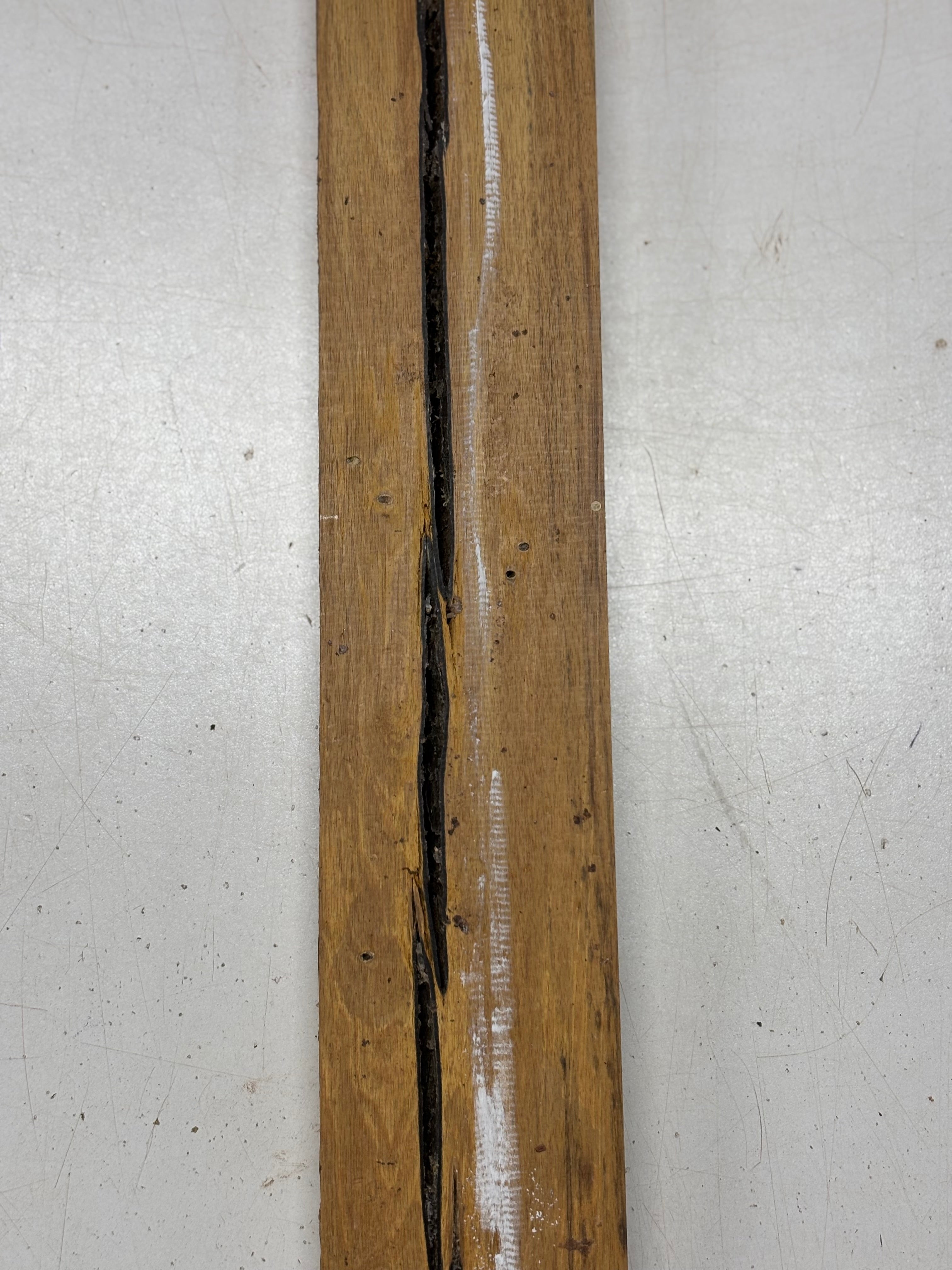 1 Piece, Black And White Ebony Thin Stock Lumber  24"x2-3/4"x7/8"#5377