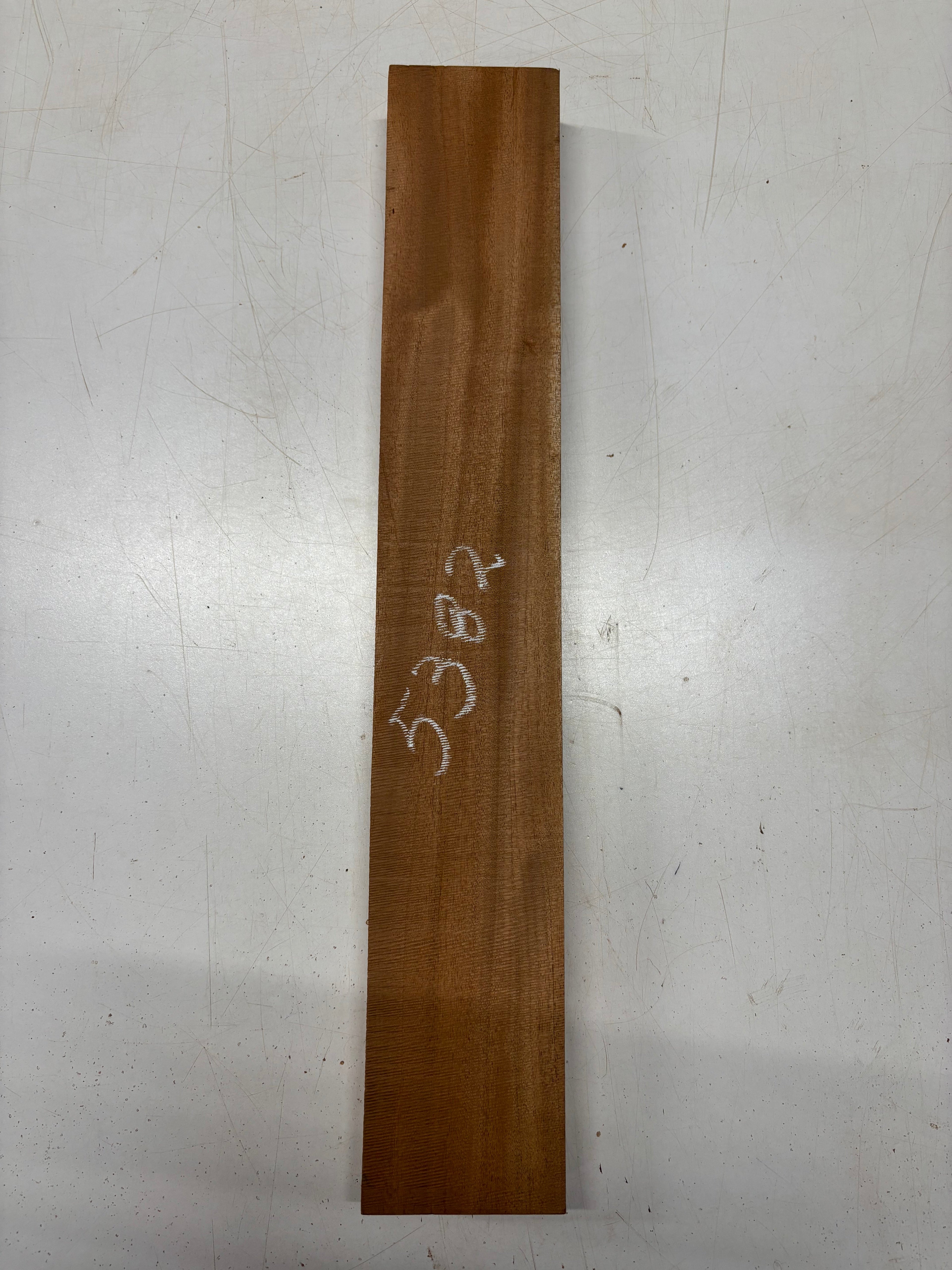 1 Piece, African Mahogany Lumber Board Blank 24"x3-7/8"x1-3/4"#5382