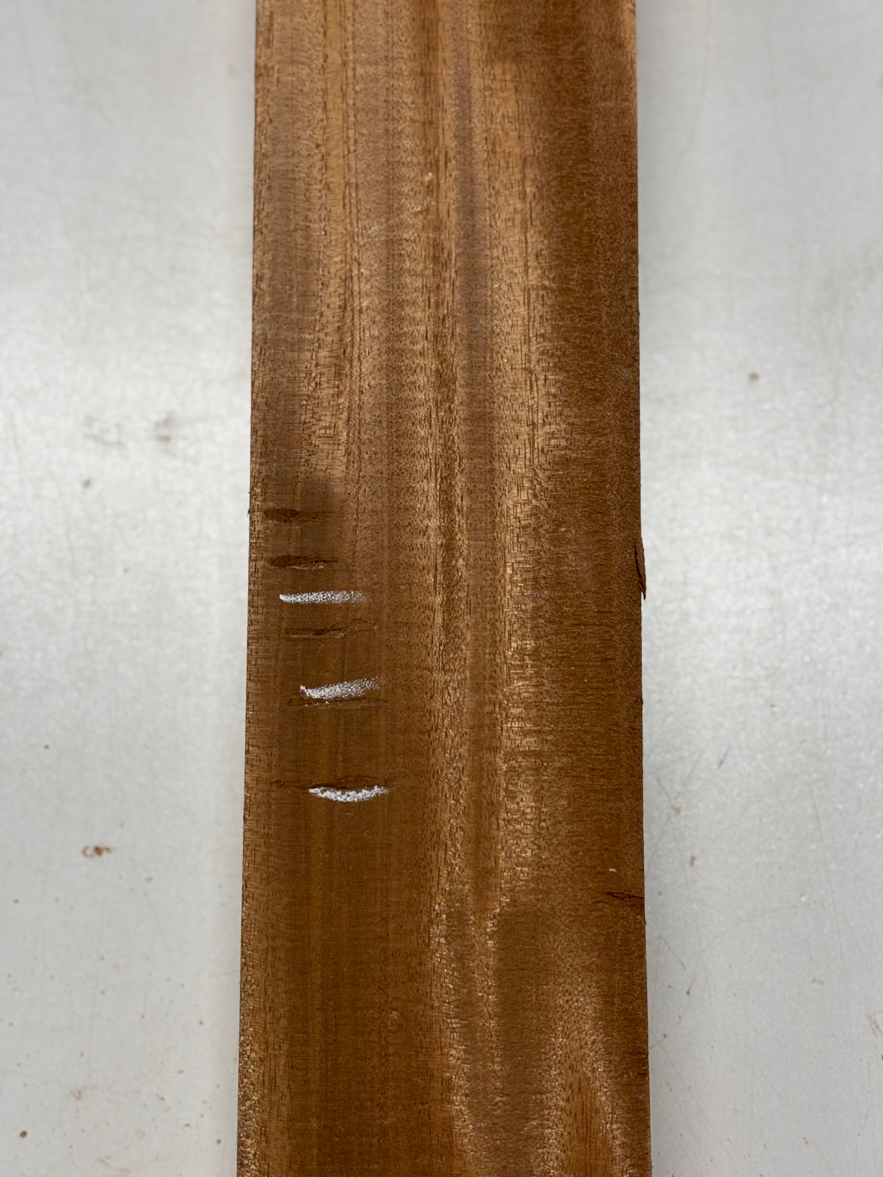 1 Piece, African Mahogany Lumber Board Blank 24"x3-7/8"x1-3/4"#5382