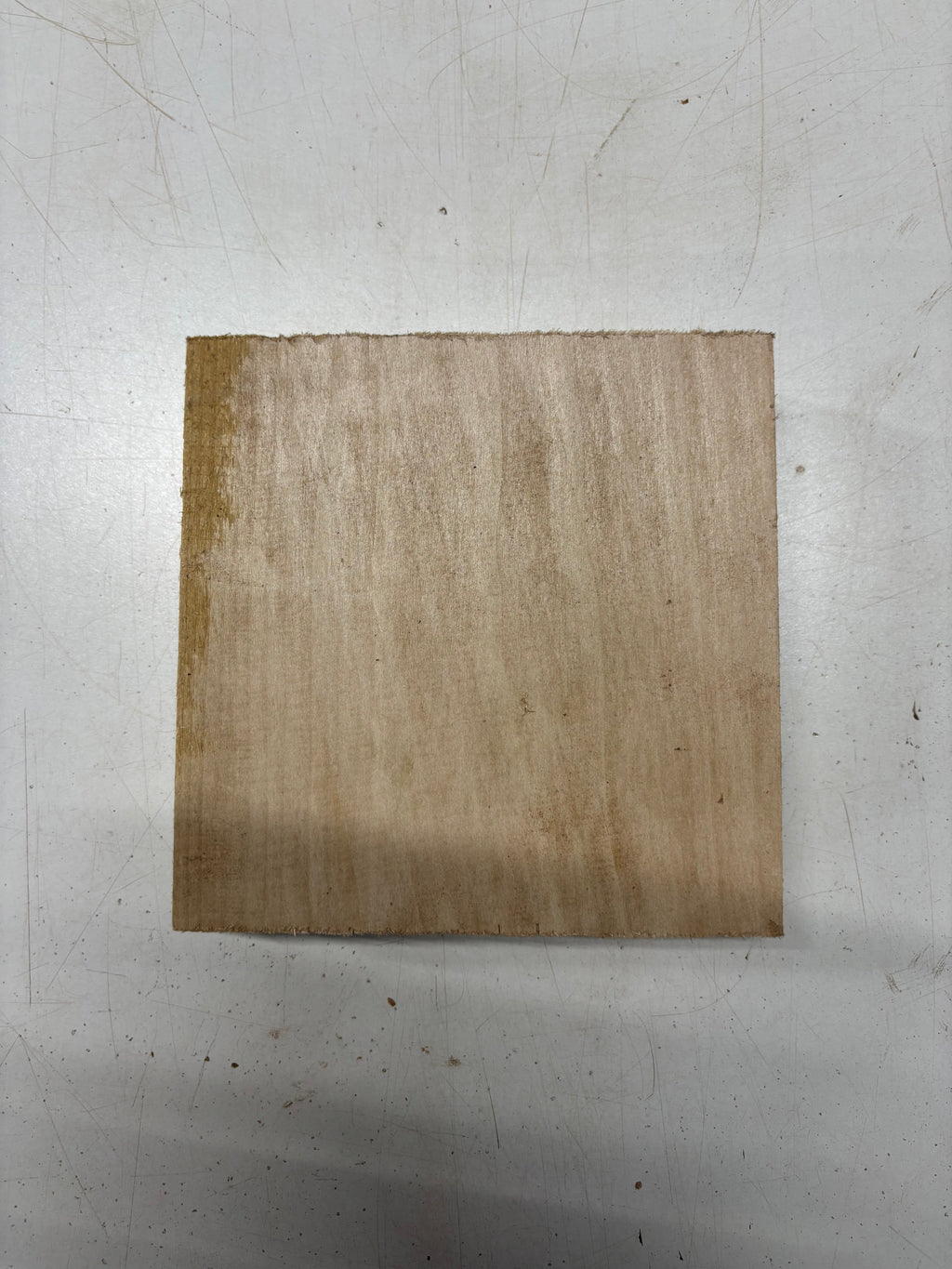 1 Piece, Basswood Bowl Blank 7"x7"x1-7/8"#5392