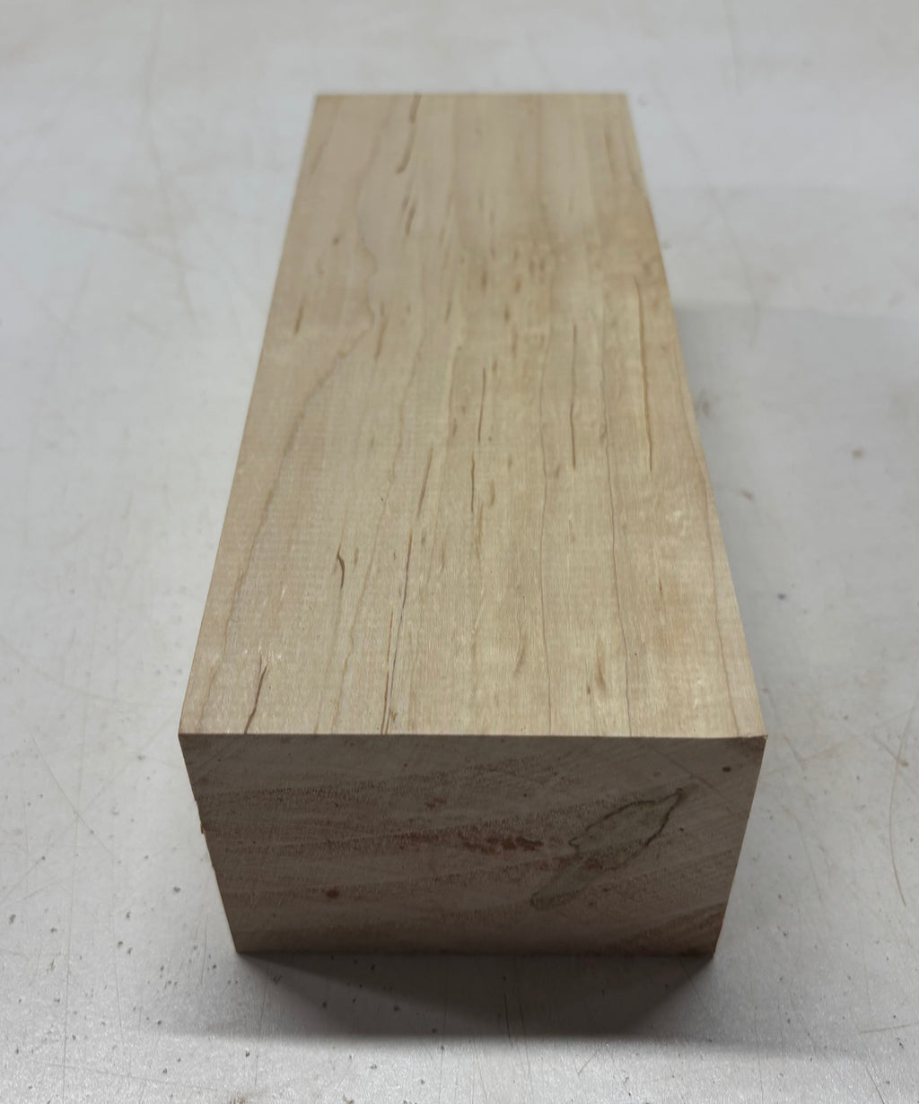 1 Piece, Ambrosia Maple Lumber Board Blank 10"x4"x3"#5394