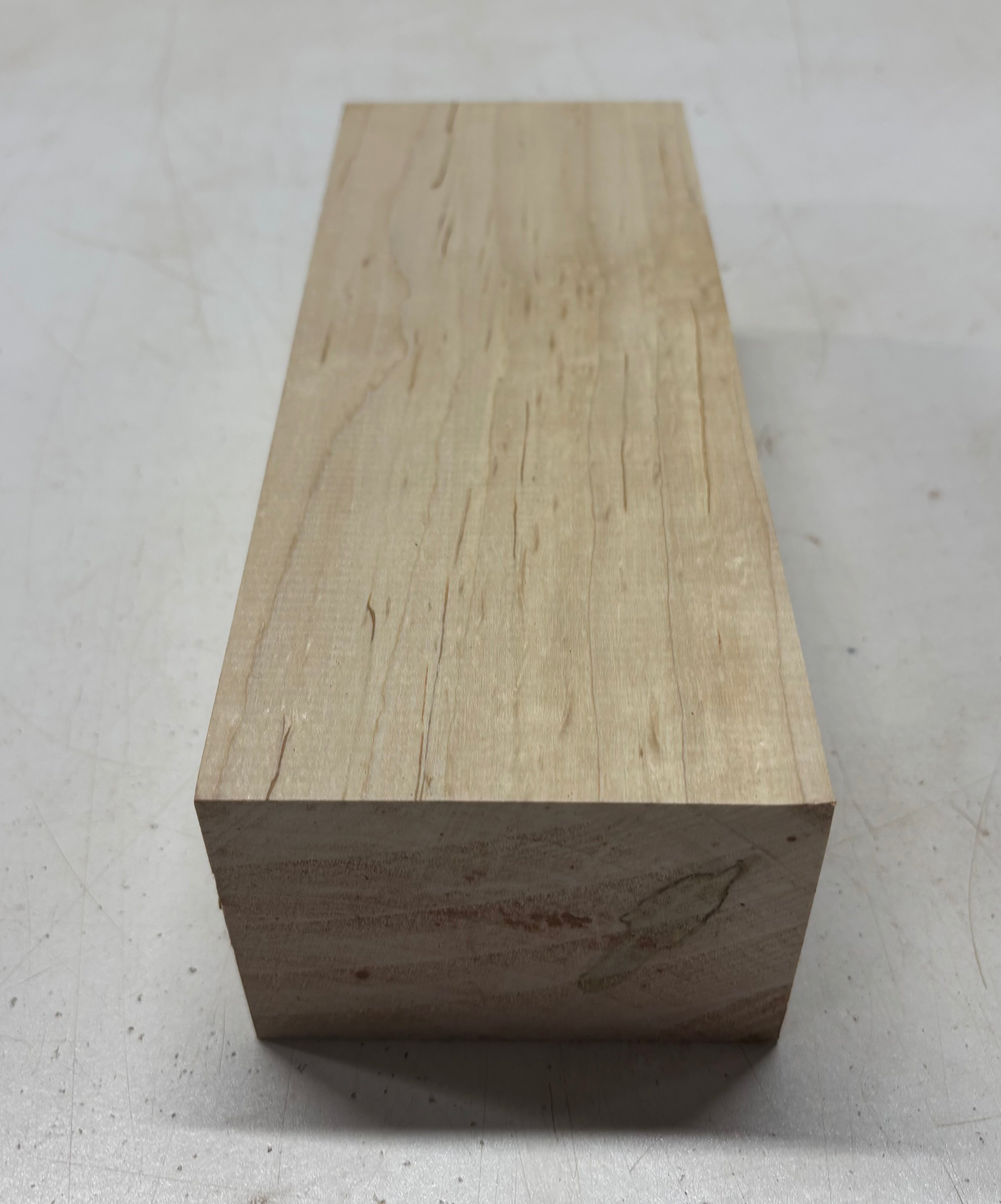 1 Piece, Ambrosia Maple Lumber Board Blank 10"x4"x3"#5394