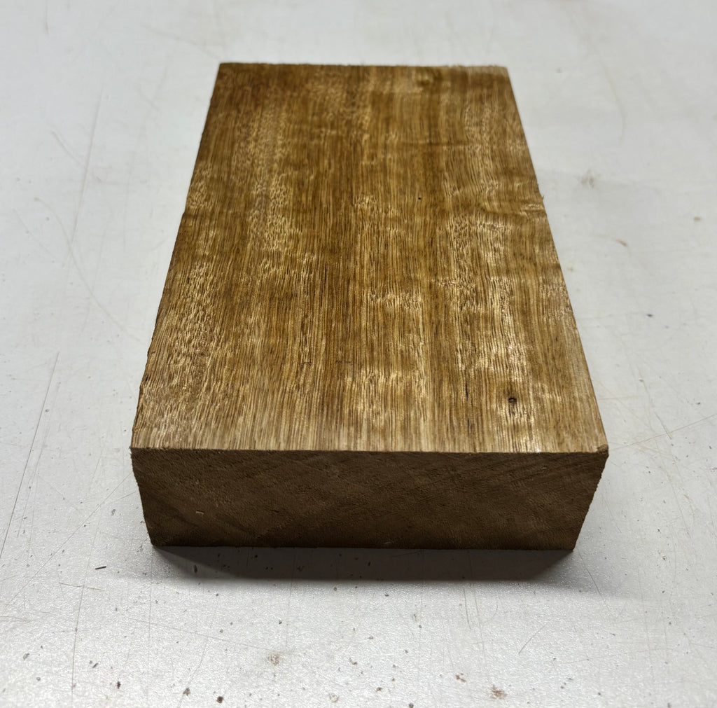 1 Piece, Black Limba Lumber Board Blank  8"x5"x2"#5396
