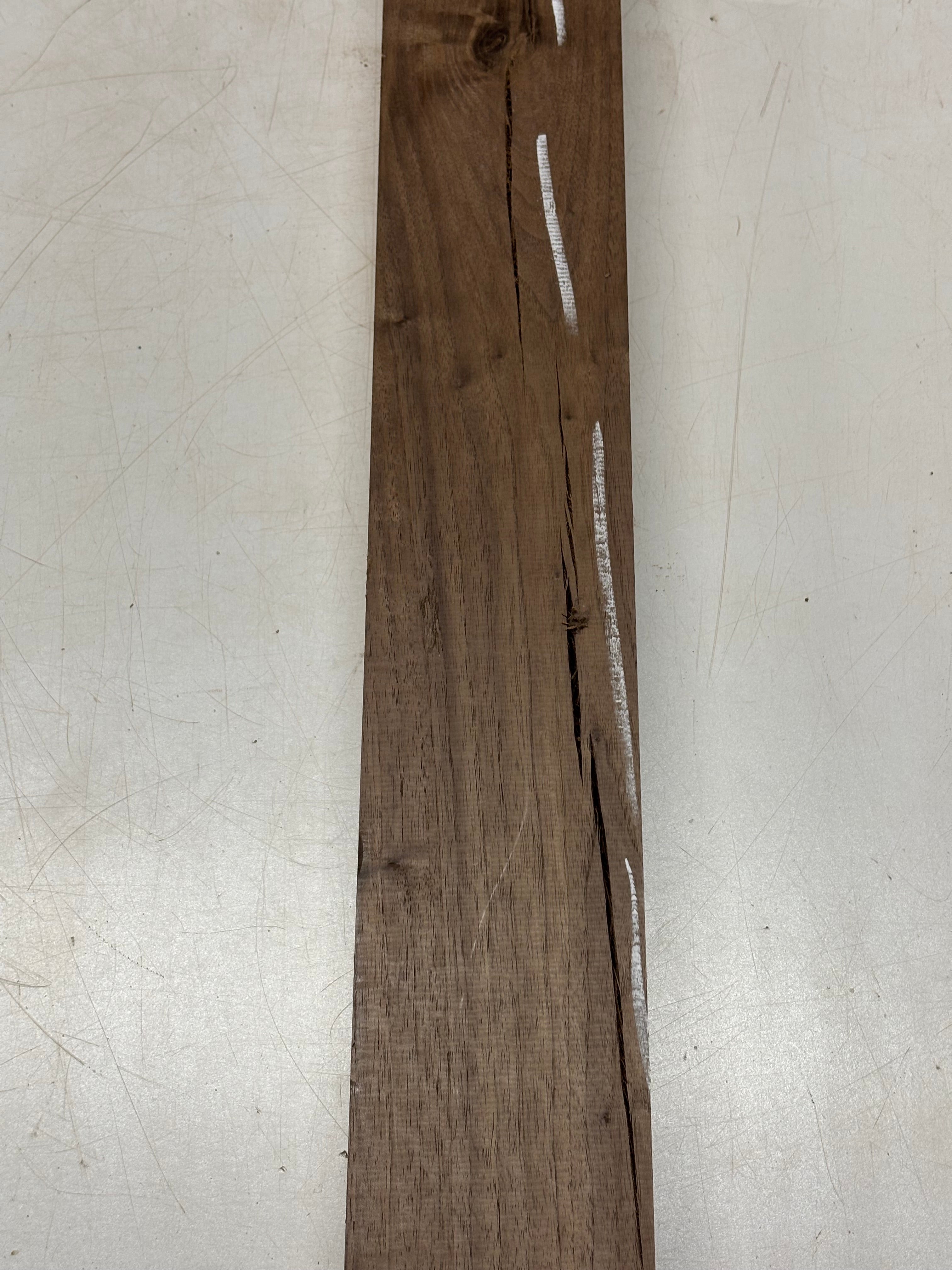 1 Piece, Black Walnut Lumber Board Blank  35" x 4" x 2-3/4" #5424