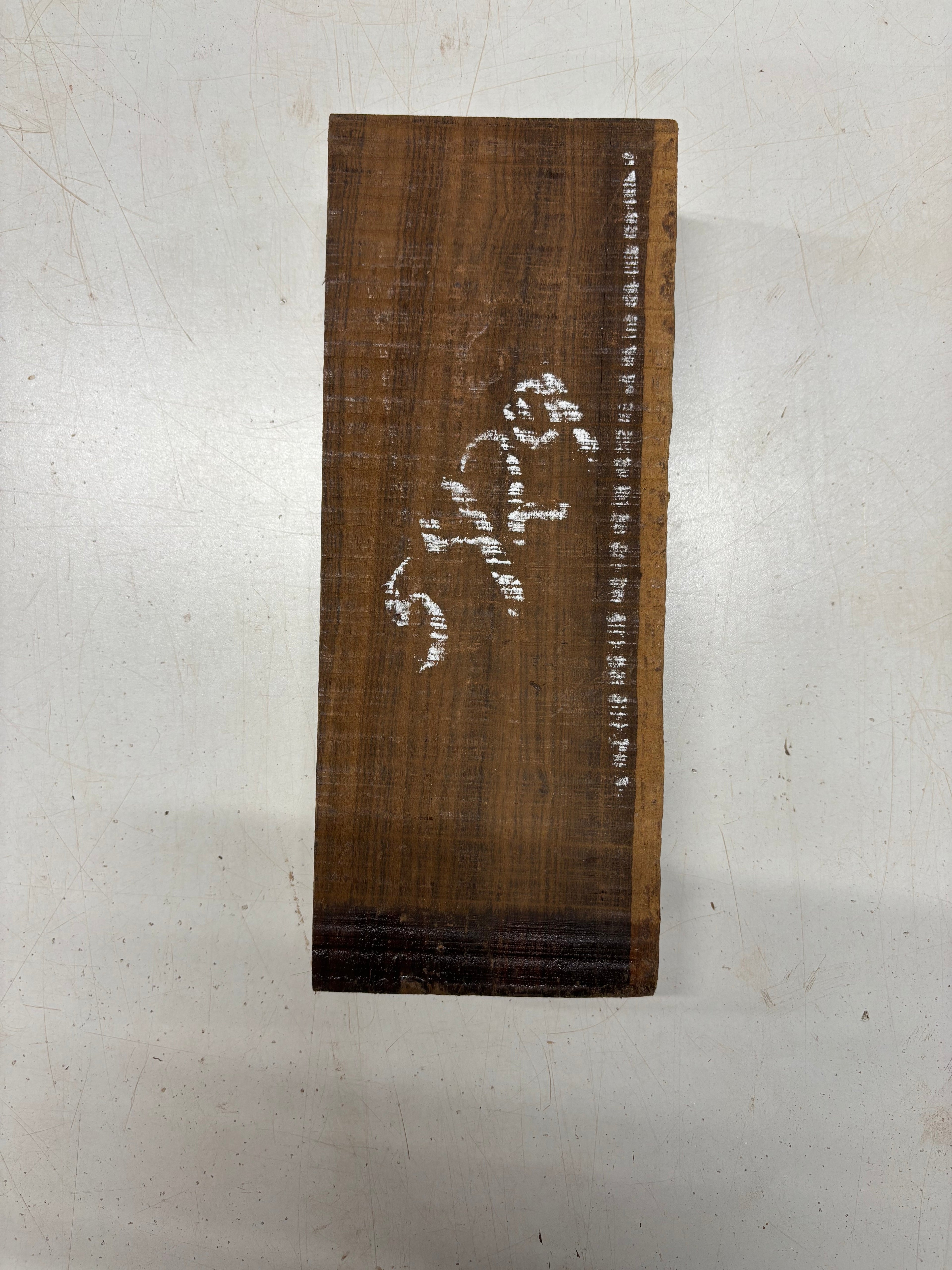 1 Piece, Bocote Live Edge Blank 11" x 4" x 2" #5429