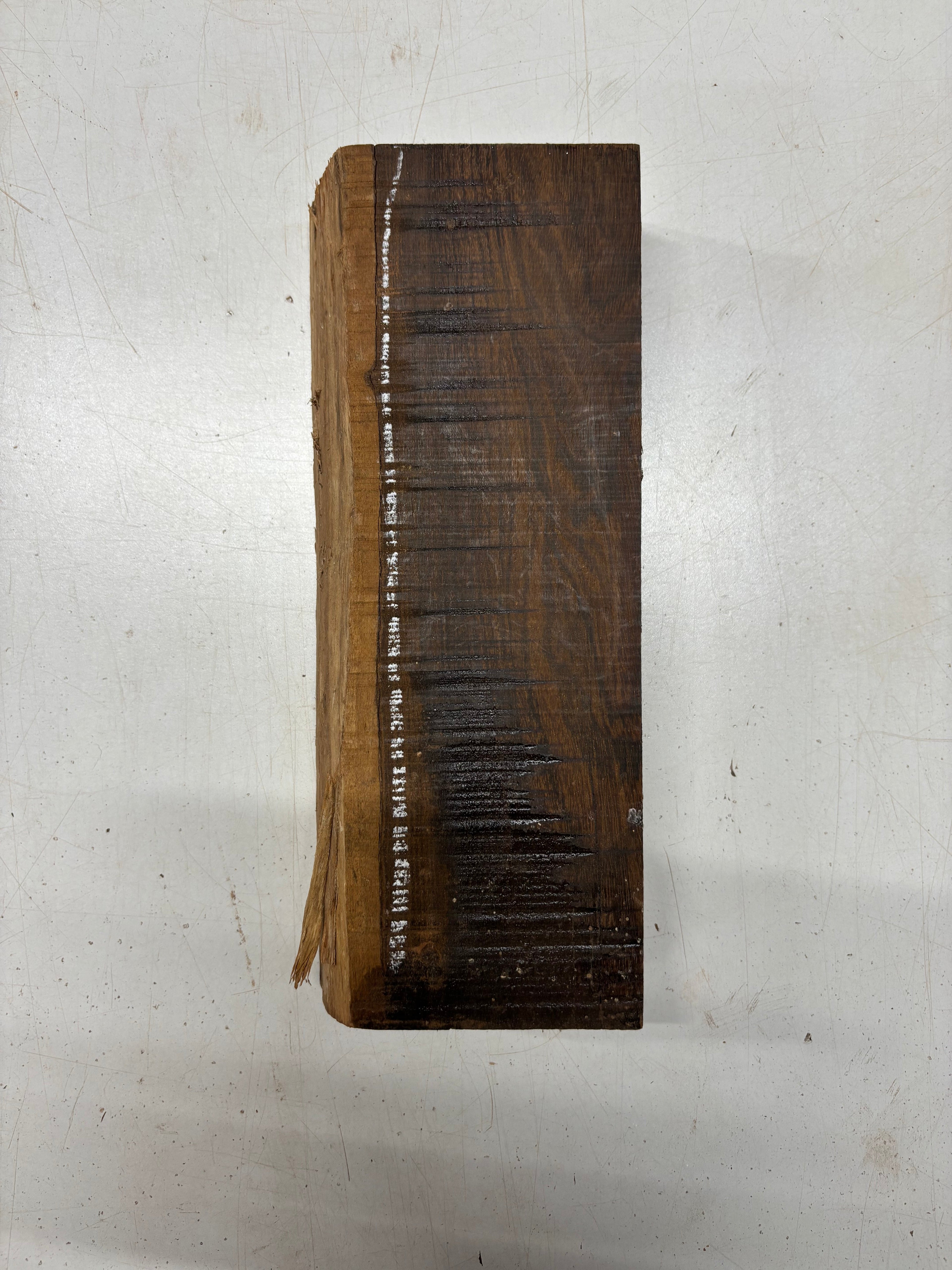 1 Piece, Bocote Live Edge Blank 11" x 4" x 2" #5429