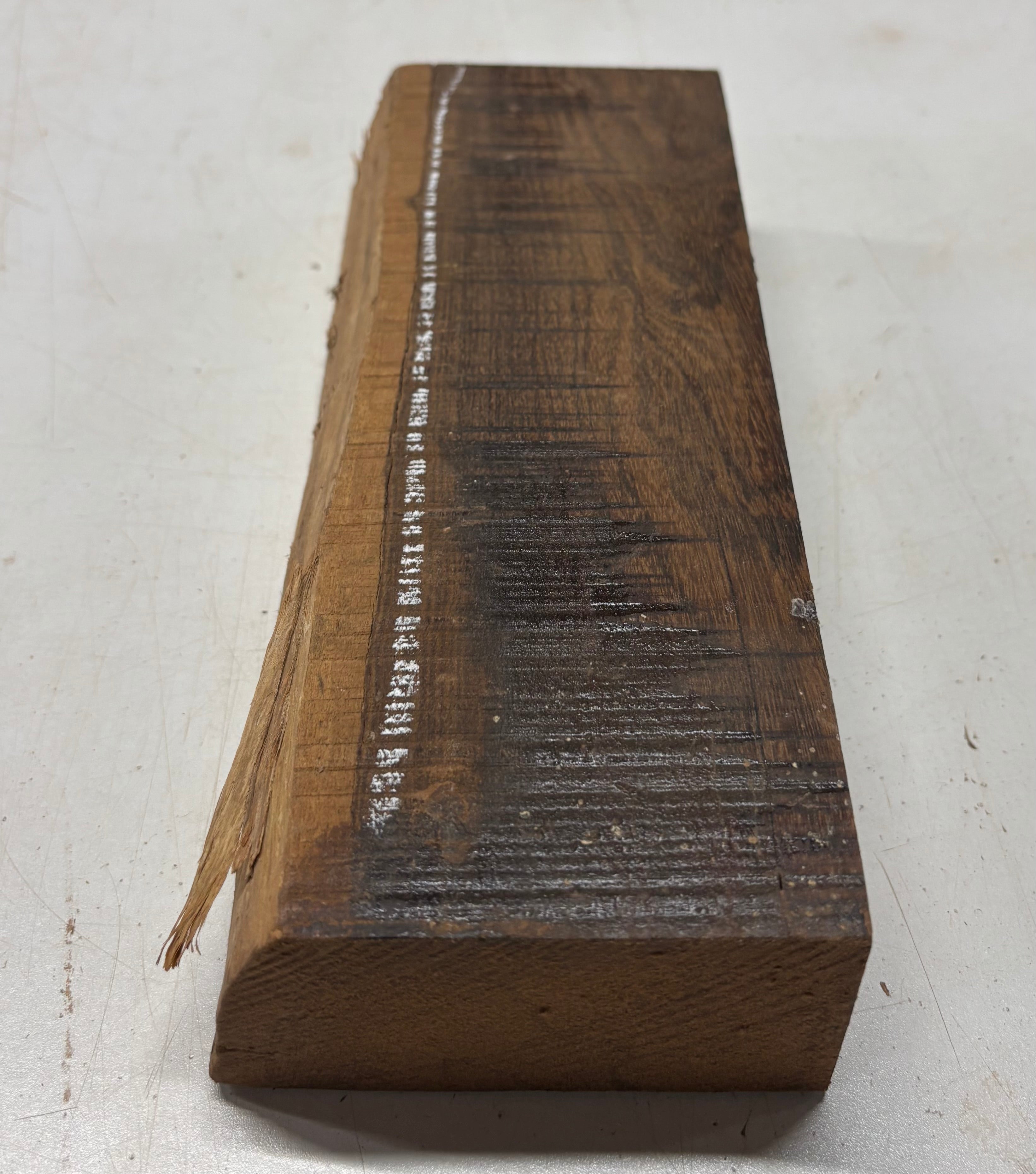 1 Piece, Bocote Live Edge Blank 11" x 4" x 2" #5429