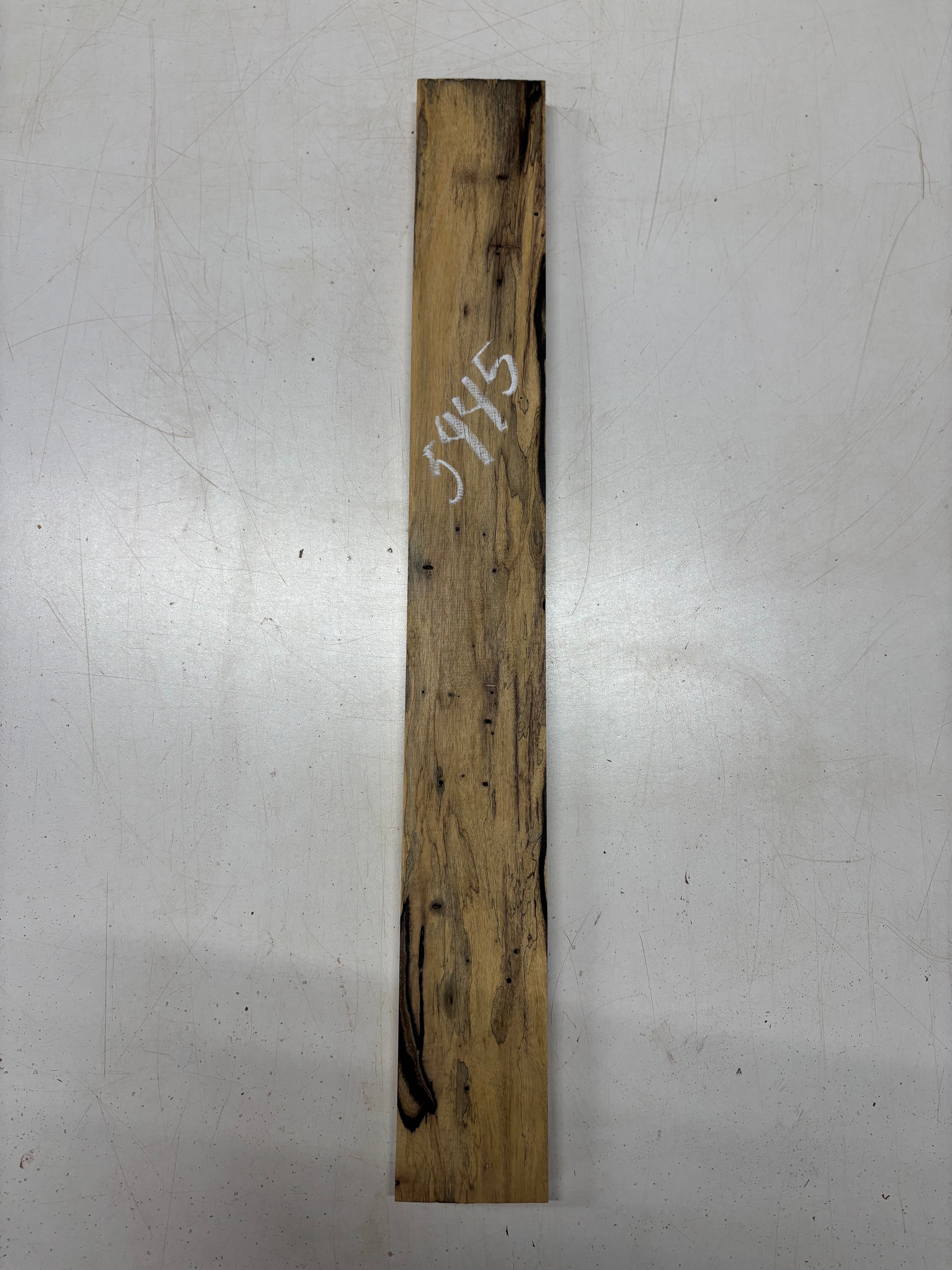 1 Piece, Black And White Ebony Thin Stock Lumber Board Blank 24" x 3" x 3/4" #5445