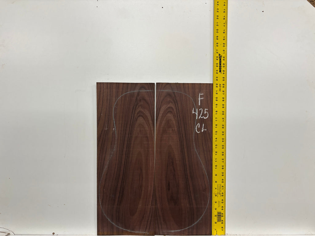 Figured Indian Rosewood Classical Guitar Back & Side Set #425