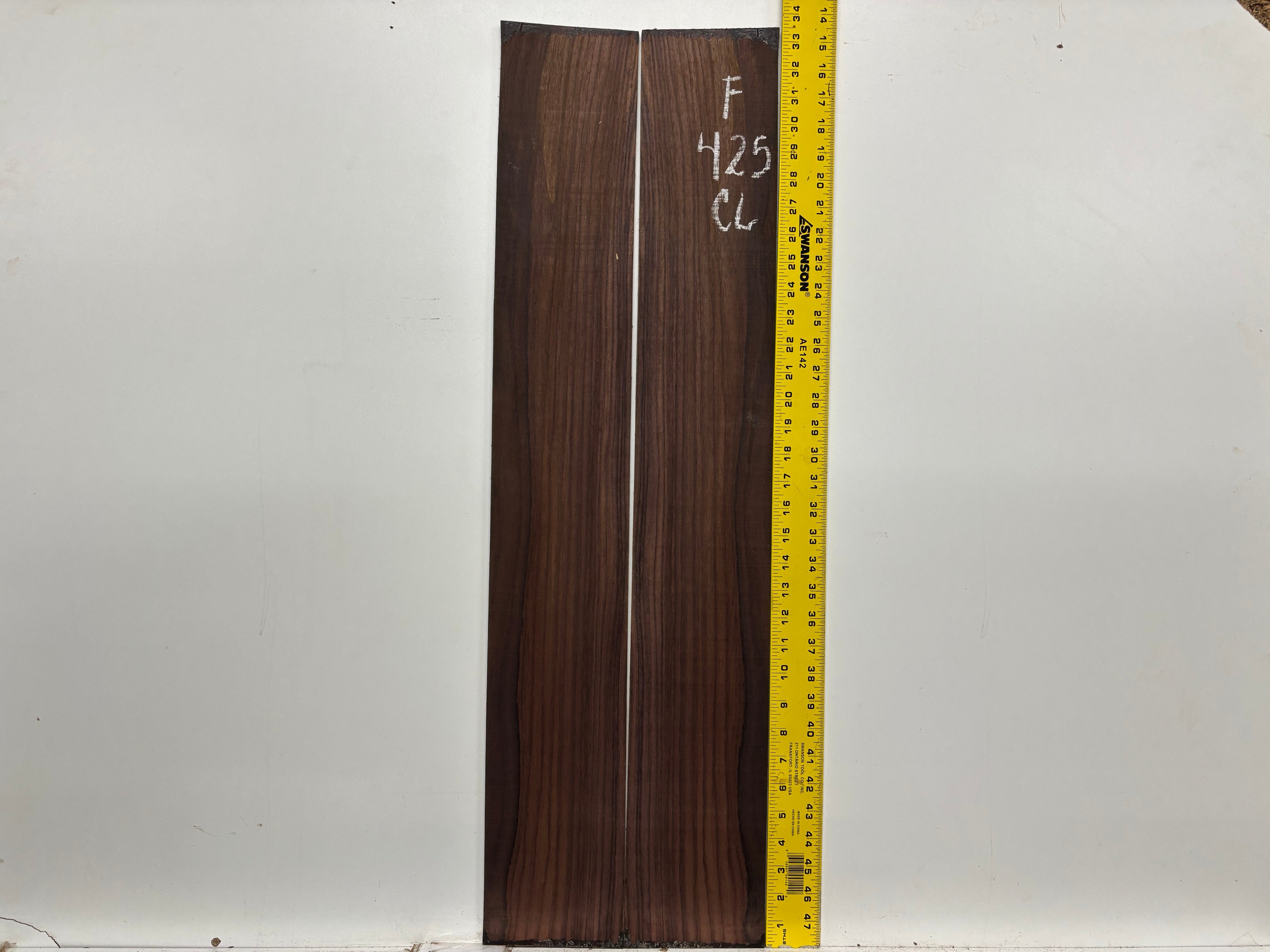 Figured Indian Rosewood Classical Guitar Back & Side Set #425