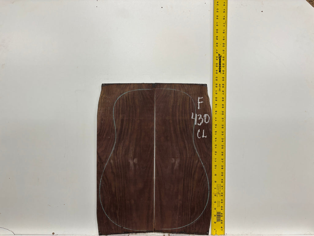Figured Indian Rosewood Classical Guitar Back & Side Set #430