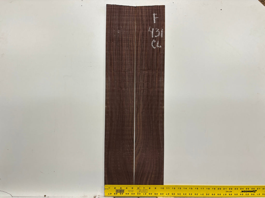 Figured Indian Rosewood Classical Guitar Back & Side Set #431