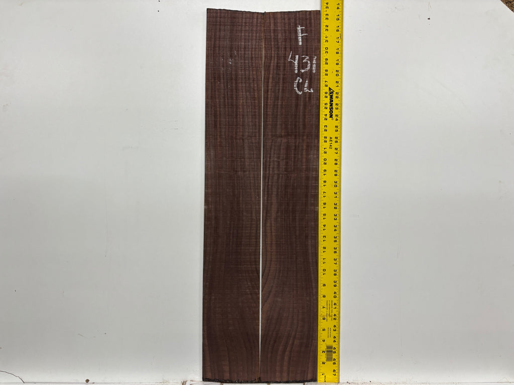 Figured Indian Rosewood Classical Guitar Back & Side Set #431